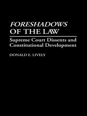 cover image of Foreshadows of the Law